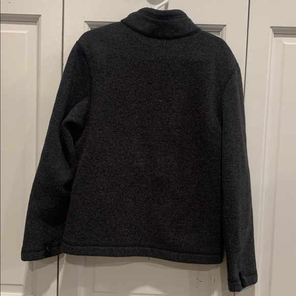 Boys XS (size 6) The North Face Kids Charcoal Fleece Jacket - Picture 5 of 6